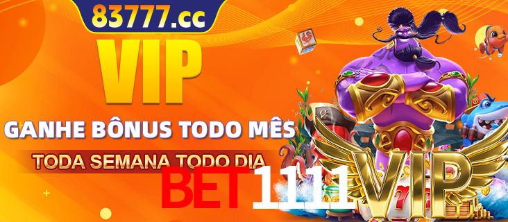 Banner promocional do bet1111 oferecendo 100% de recompensas adicionais contínuas para quem fizer o login diário (Daily sign-in), com um mascote de coelho.