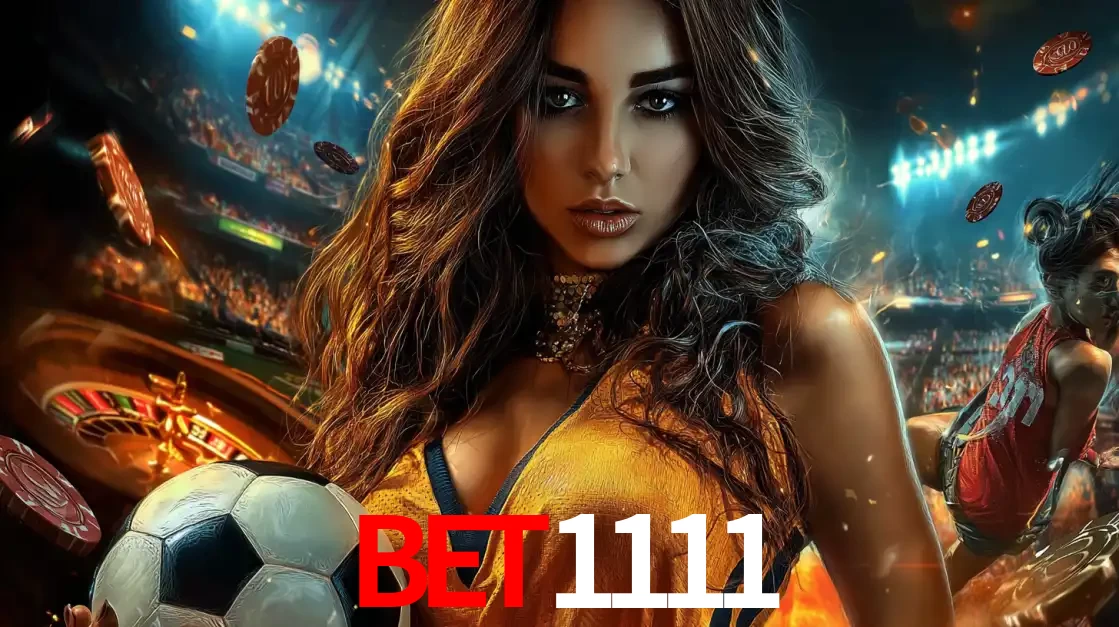 Mulher segurando uma bola de futebol em uma montagem que mistura a paixão esportiva com a emoção da roleta de cassino, tudo disponível na plataforma bet1111.